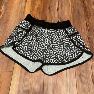 Blue and Black Tracker Lululemon Shorts